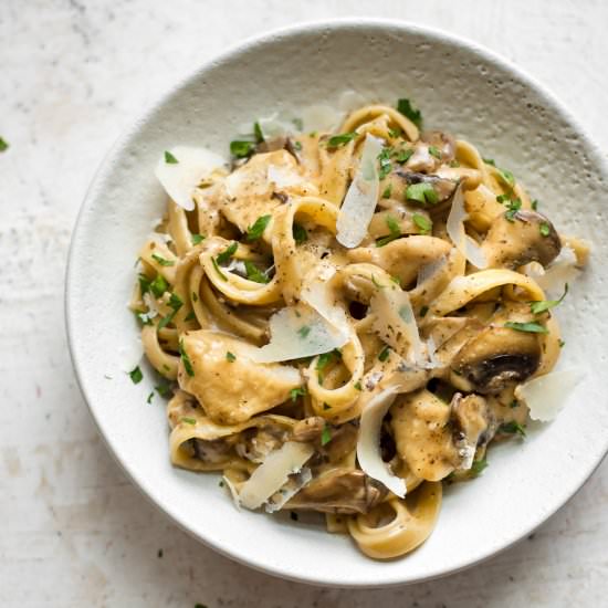 Chicken Marsala Pasta - Recipe photo by saltandlavender