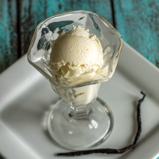 Vanilla Bean Sugar Free Ice Cream - Recipe photo by littlebitrecipes