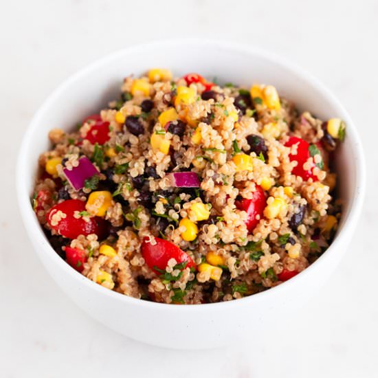 Quinoa Salad - Recipe photo by simple vegan blog