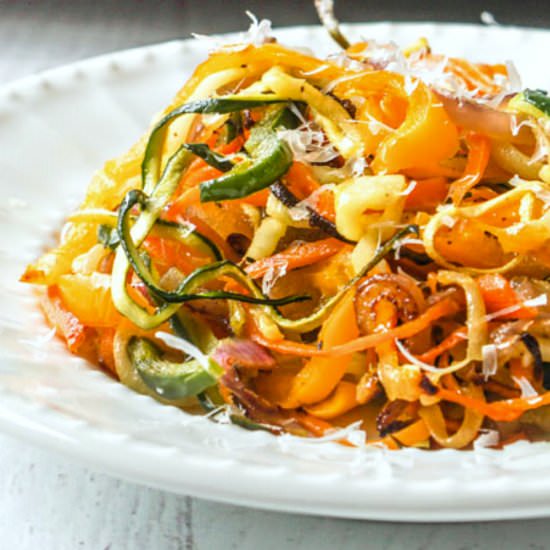 Easy Roasted Vegetable Noodles - Recipe photo by MyLifeCookbook