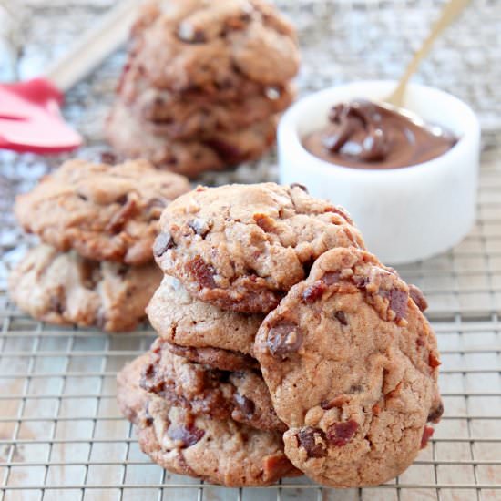 Nutella Bacon Chocolate Chip Cookie - Recipe photo by Whitney Bond