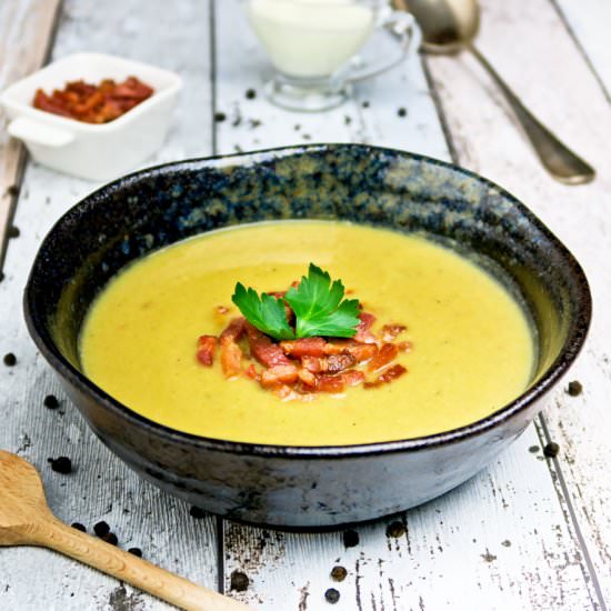 Leek and potato soup - Recipe photo by Culinaire bagage
