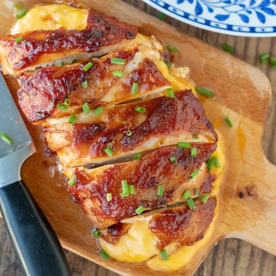 BBQ Bacon Wrapped Chicken - Recipe photo by MamaGourmand