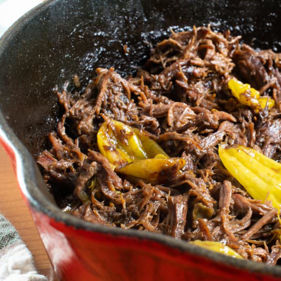 Mississippi Pot Roast - Recipe photo by For the Love of Cooking
