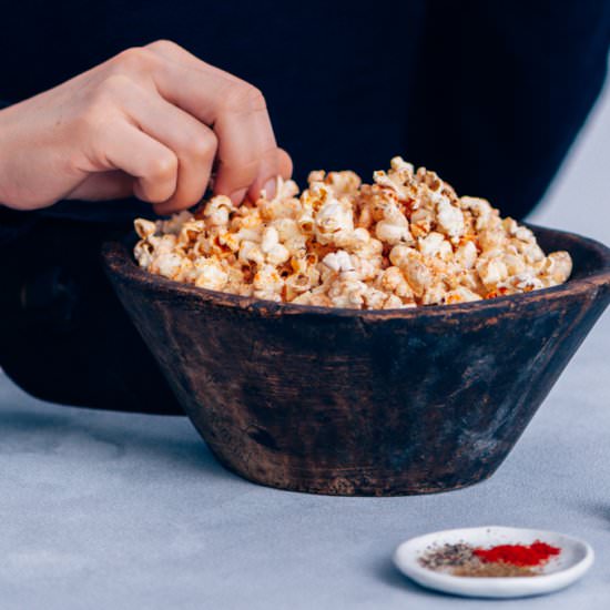 Salty Spicy Popcorn - Recipe photo by giverecipe