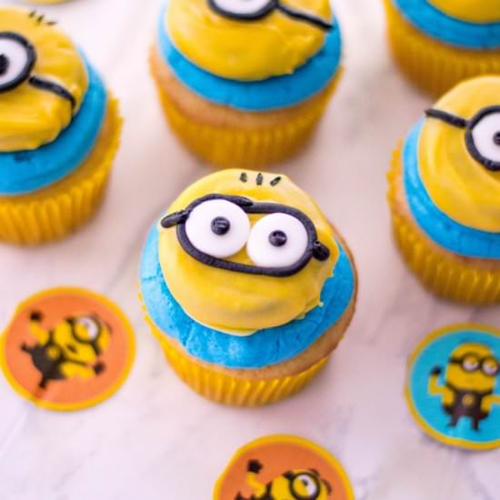 Minion Cupcakes - Recipe photo by BakingBeauty
