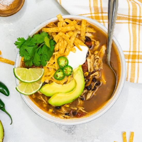 Instant Pot Chicken Tortilla Soup - Recipe photo by SmartLittleCookie