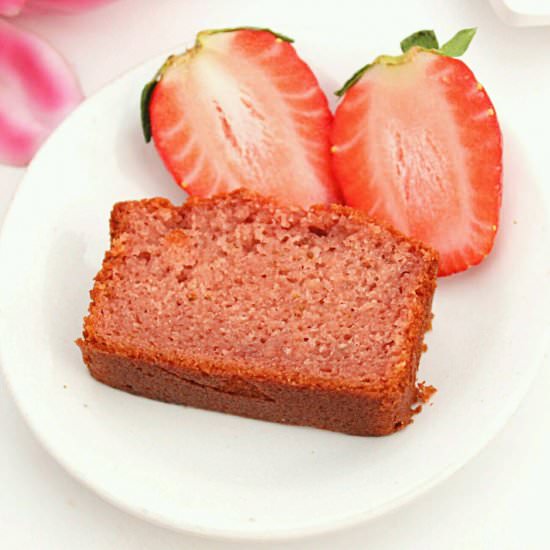 Eggless Strawberry Cake - Recipe photo by Delighted Baking