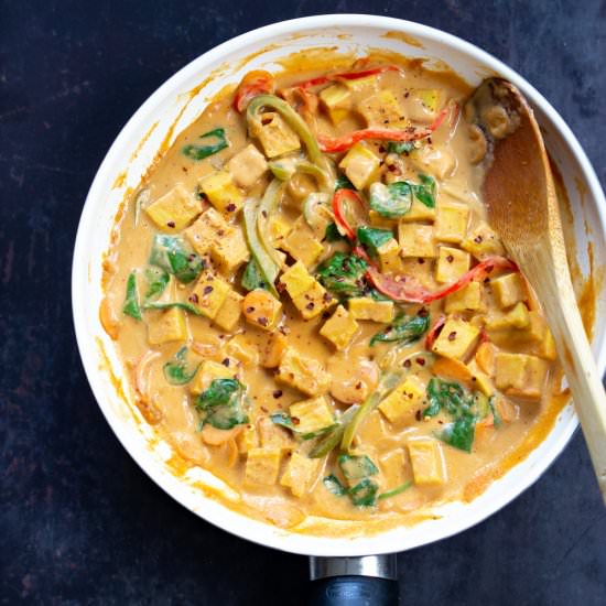Soy Free Tofu Stir Fry - Recipe photo by richa