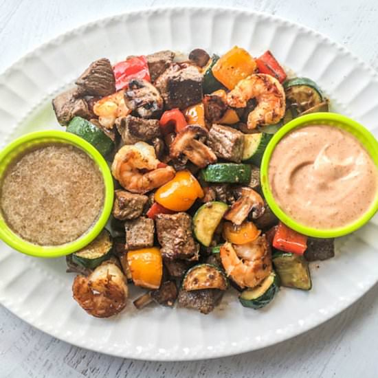 Hibachi Steak Appetizer with Shrimp - Recipe photo by MyLifeCookbook