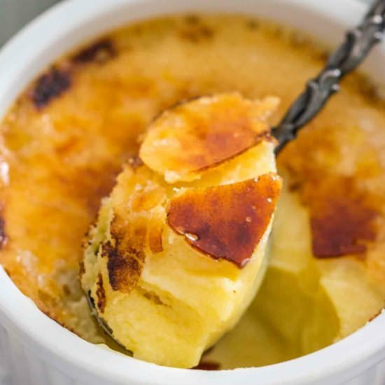 White Chocolate Creme Brulee - Recipe photo by peasandpeonies