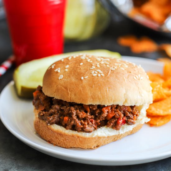 (Healthier) Sloppy Joes - Recipe photo by goldenbarrel