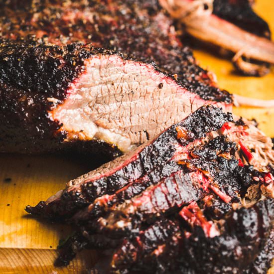 Smoked Brisket - Recipe photo by saltpepperskillet