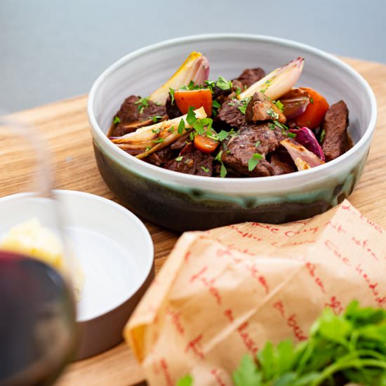 Boeuf Bourguignon - Recipe photo by Bert007