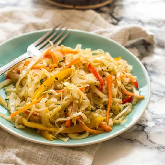 Jamaican steamed cabbage - Recipe photo by thatgirlcookshealthy