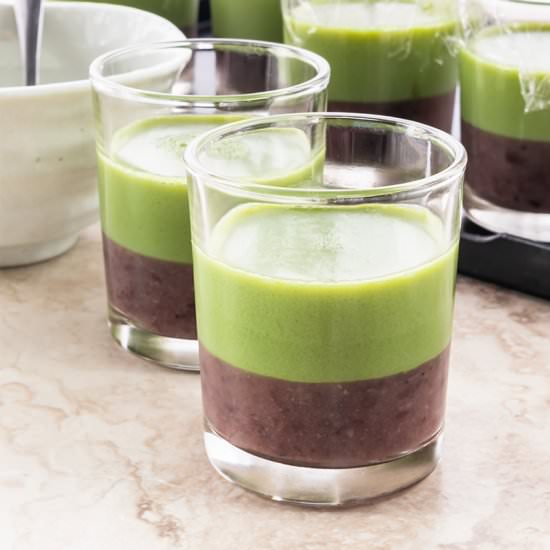 Matcha kanten mizu yokan - Recipe photo by dailycookingquest