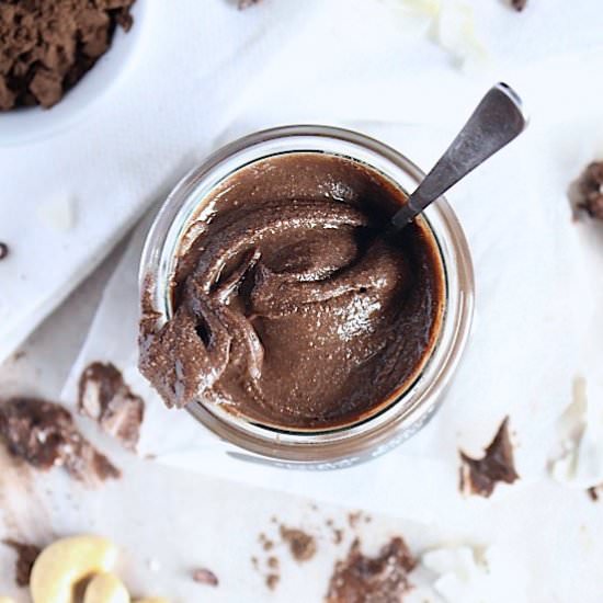 Chocolate Coconut Cashew Butter - Recipe photo by BetterwithCake
