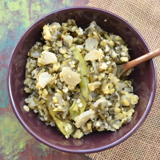 Radish Greens Subzi - Recipe photo by rakshaskitchen