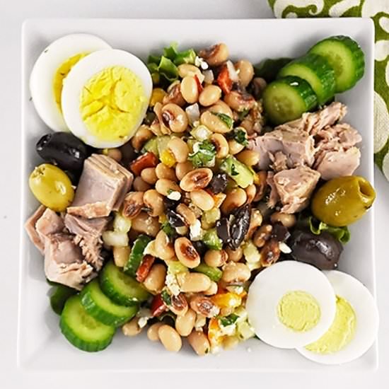 Easy Greek Bean Salad - Recipe photo by LoriFortini