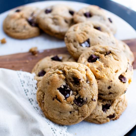 Brown Butter Toffee Cookies - Recipe photo by kristinkitchen