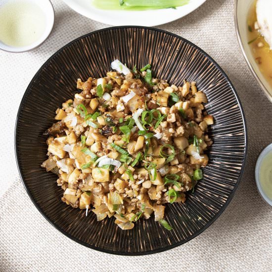 Sweet Flour Paste and Pork Stir-Fry - Recipe photo by foodmakesmehappy