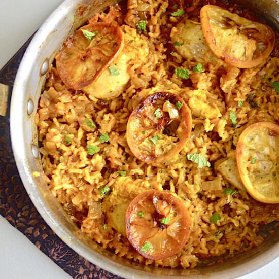 One Pan Chicken and Rice - Recipe photo by jeanieandluluskitchen