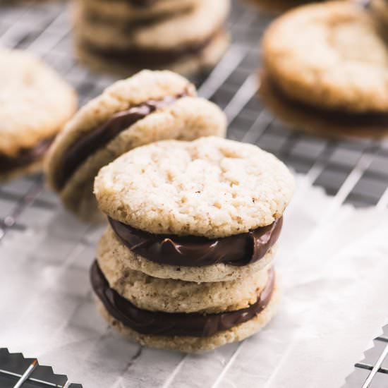 Nutella Sandwich cookies - Recipe photo by theviewfromgreatisland