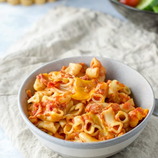 Bacon Tomato Pasta - Recipe photo by Dishesdelish