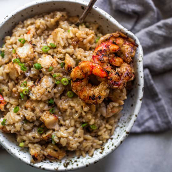 Shrimp Risotto - Recipe photo by platingsandpairings