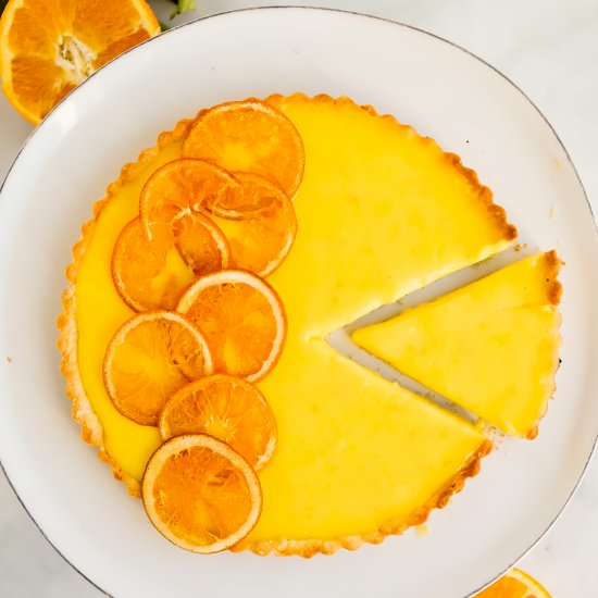 orange tart - Recipe photo by miminewman