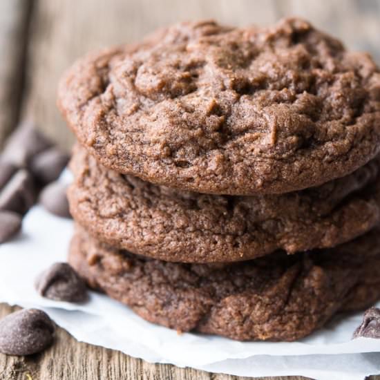 Chocolate Chocolate Chip Cookies - Recipe photo by Gonna Want Seconds