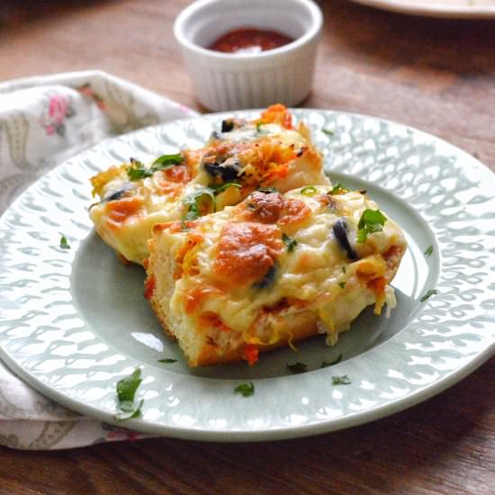 PIZZA ON BUN - Recipe photo by Savory and Sweet Food