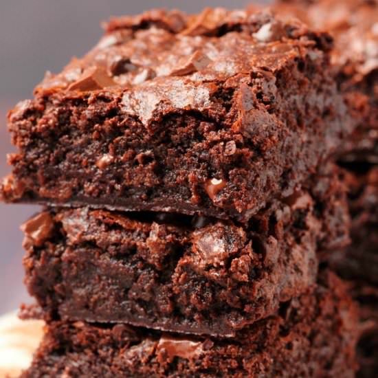 Vegan Chocolate Brownies - Recipe photo by lovingitvegan