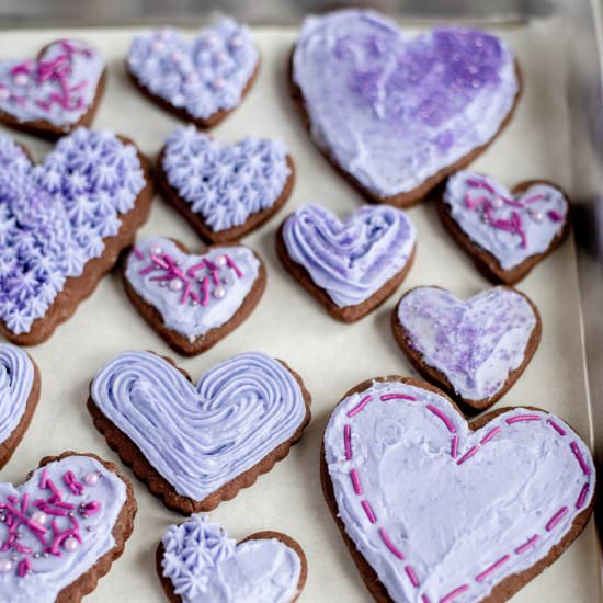 Chocolate Cut-Out Sugar Cookies - Recipe photo by Beyond the Butter