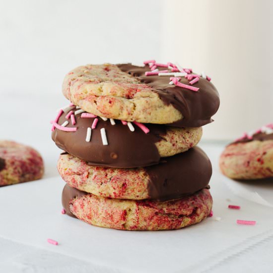 Raspberry Cream Cheese Cookies - Recipe photo by plantedpurpose