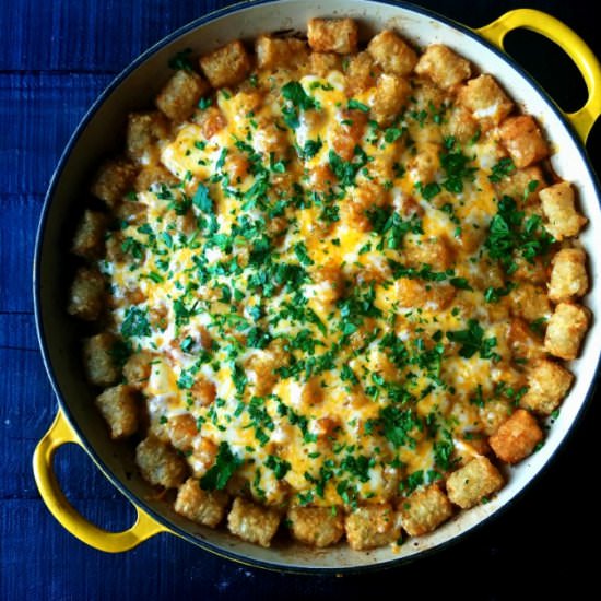 Tater Tot Breakfast Casserole - Recipe photo by mangotomato