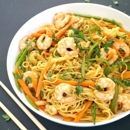 Spicy Shrimp Noodles - Recipe photo by mygorgeousrecipes