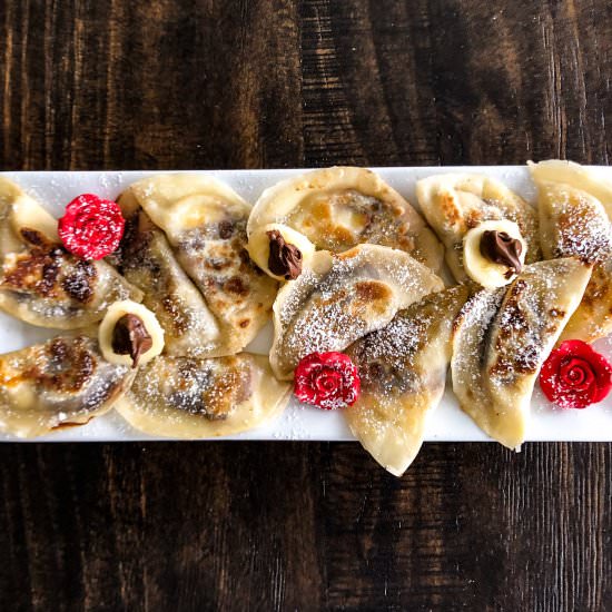 Banana and Nutella Potstickers - Recipe photo by Heartatworkrecipes