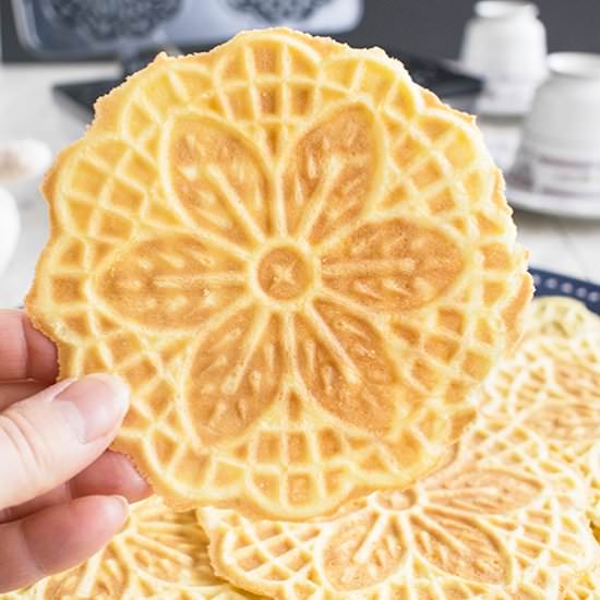 Almond Pizzelle Cookies - Recipe photo by Cooking with Mamma C