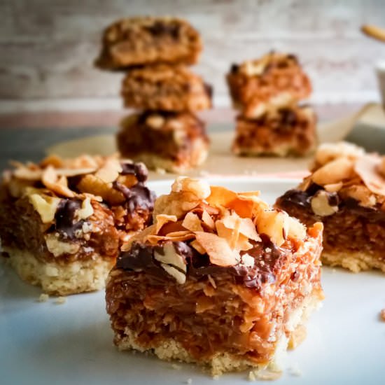 Love Bars - Recipe photo by The Cosmic Cookie Jar