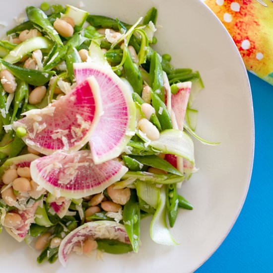 Asparagus Ribbon Spring Salad - Recipe photo by healthyfeels