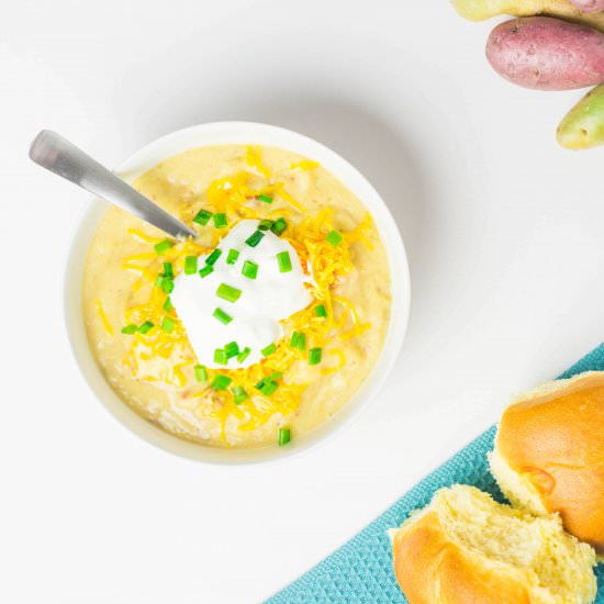 The Best Loaded Potato Soup - Recipe photo by thehayleyfiser