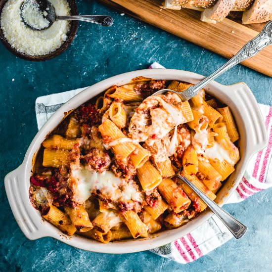Pasta Al Forno - Recipe photo by sipandfeast