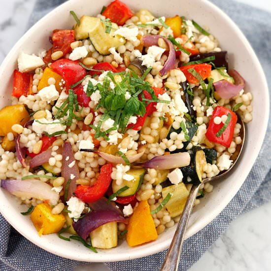 Roasted Veg Couscous - Recipe photo by chef not required