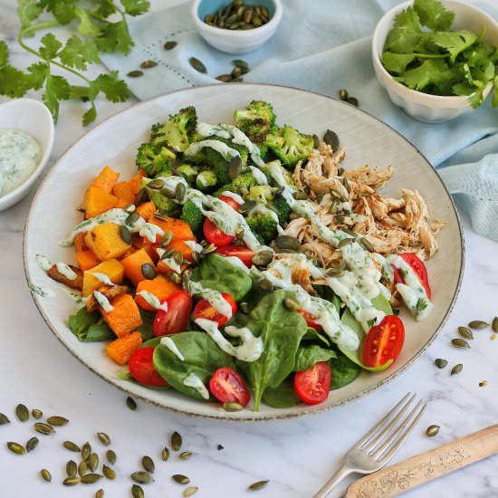 Chicken salad bowl - Recipe photo by vanillafrost4