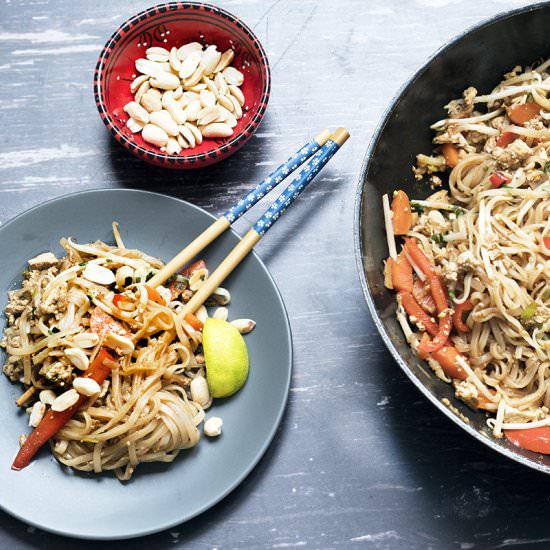 Vegan Pad Thai - Recipe photo by Mandy Sneaky Veg
