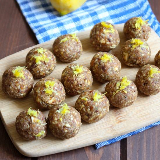 Lemon Date Bites (with less sugar!) - Recipe photo by frugalnutrition