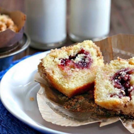Jammy Crumb Muffins - Recipe photo by KyleeCooks