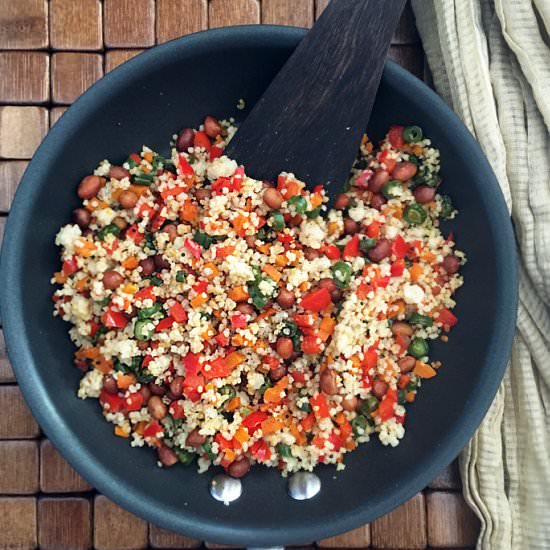 Millet Stir Fry with Vegetables - Recipe photo by steamingpot