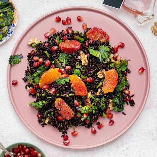 Black rice salad - Recipe photo by supergoldenbakes